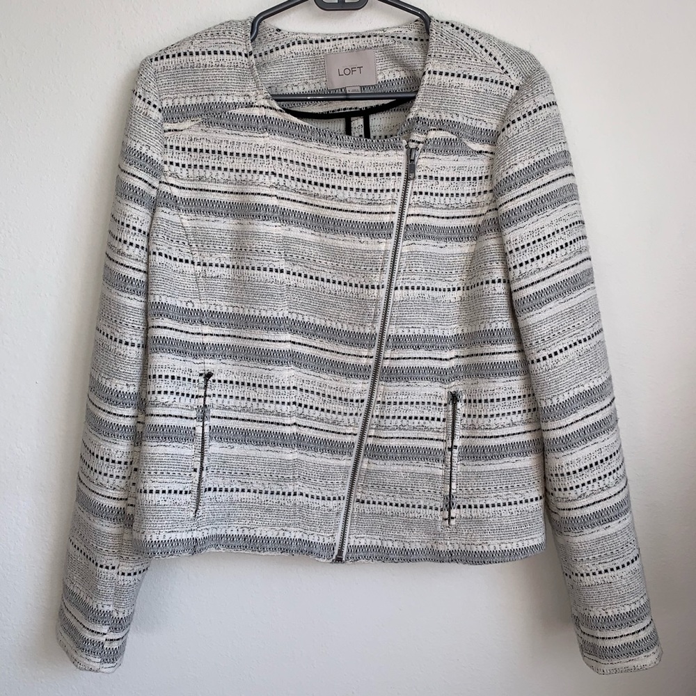 Loft striped jacket